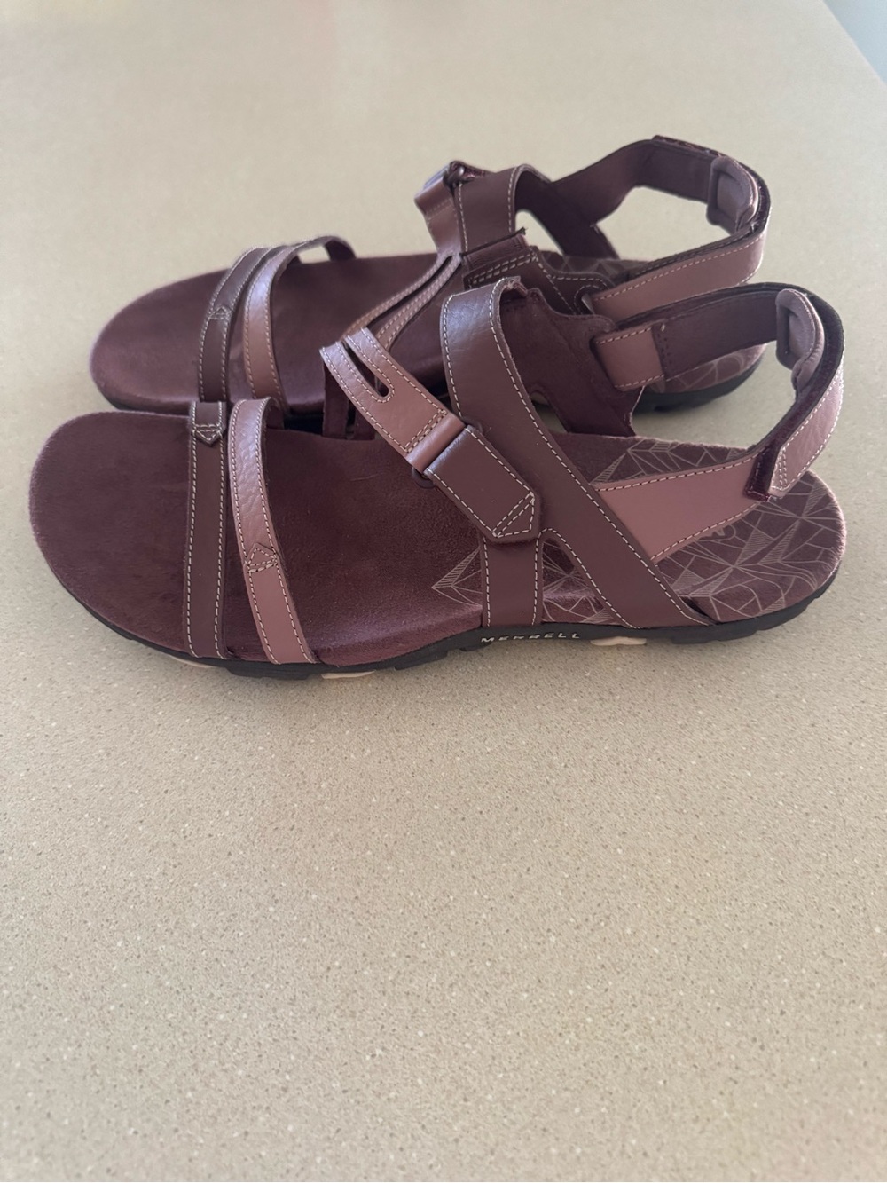 Merrell Women's Brown Suede-Look Casual Shoe